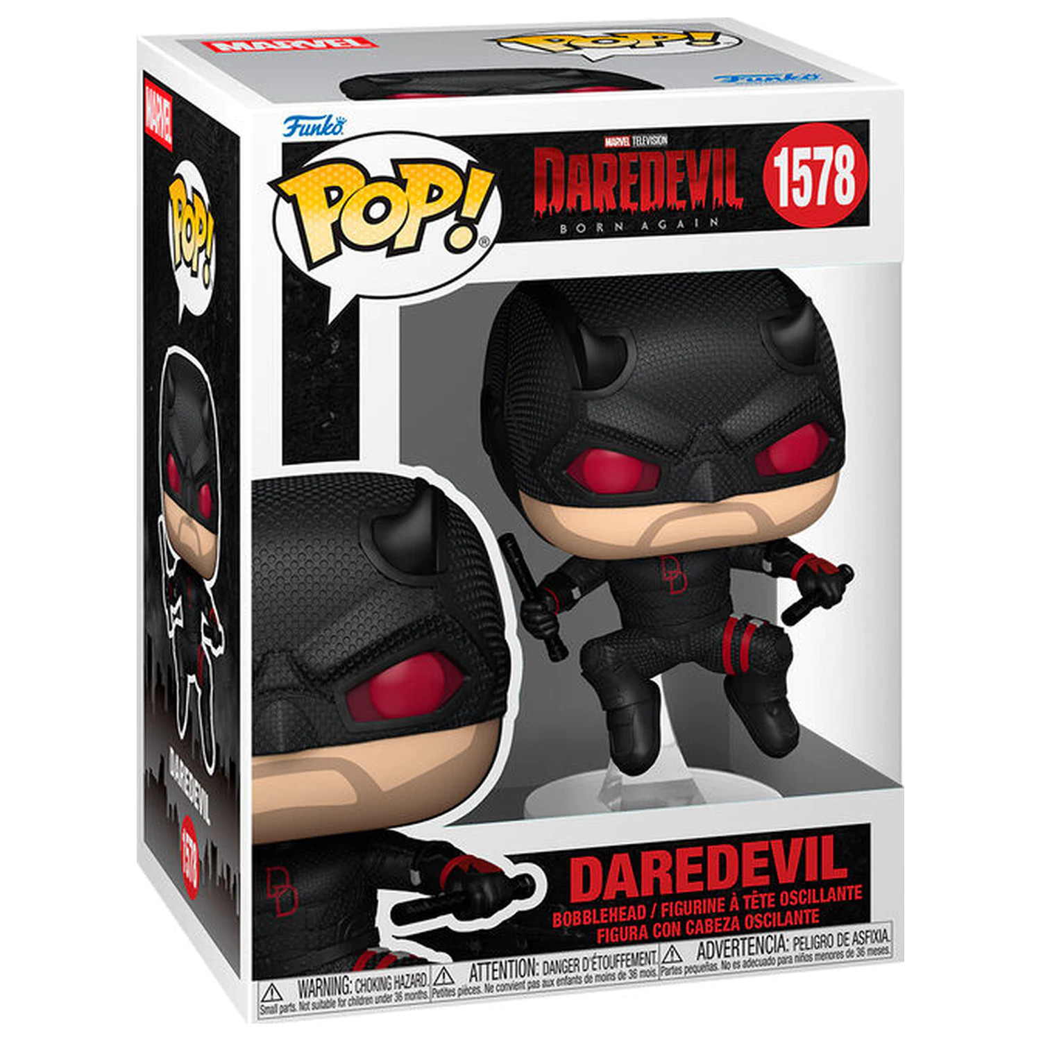 Funko POP figúrka Marvel Daredevil Born Again Daredevil Black Suit produktová fotografia