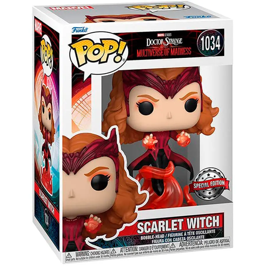 POP figúrka Marvel Doctor Strange Multiverse of Madness Scarlet Witch Exclusive produktová fotografia