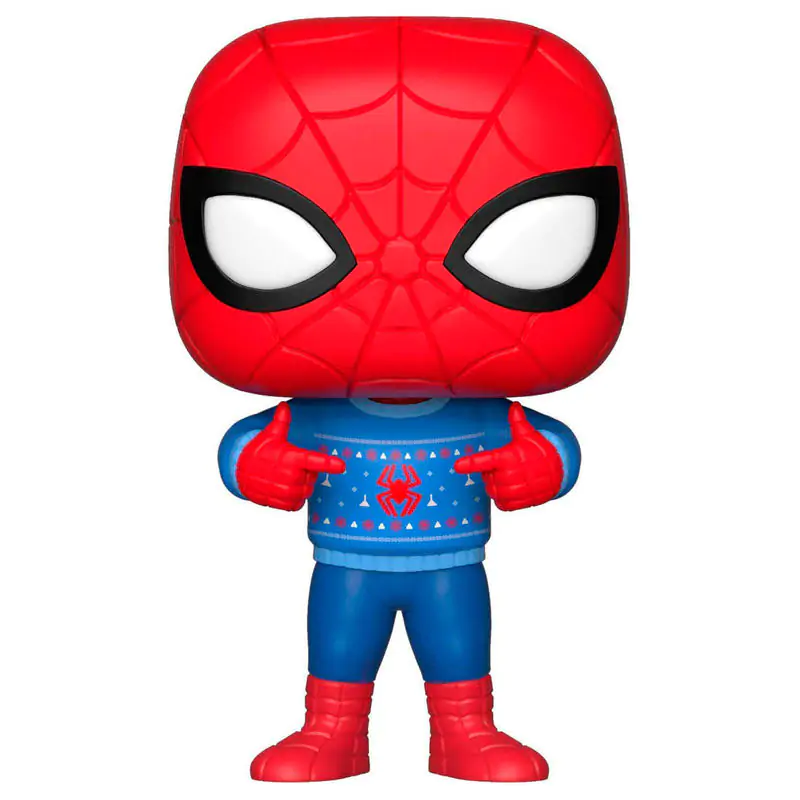 Funko POP vinyl figúrka Marvel Holiday Spider-Man s vianočným svetrom termékfotó