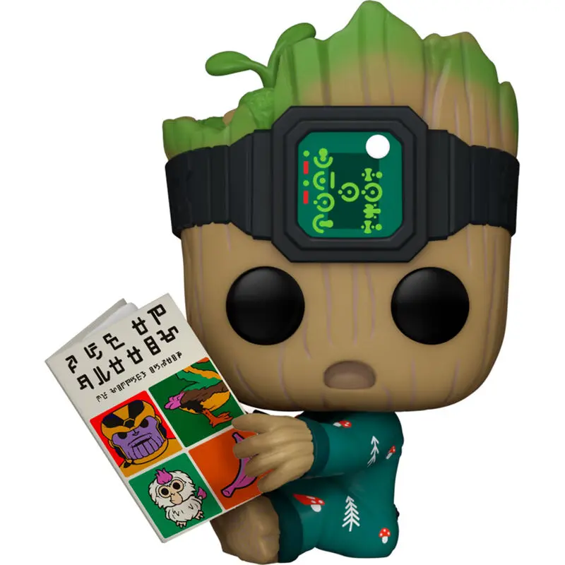 I Am Groot POP! Vinylová figúrka Groot PJs w/book 9 cm produktová fotografia