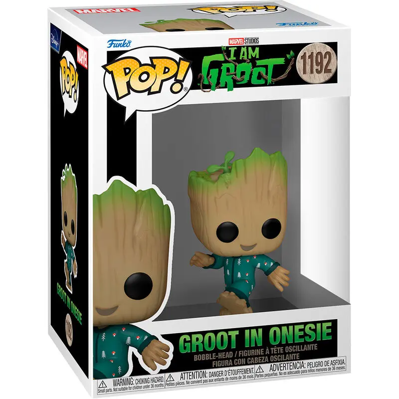 I Am Groot POP! Vinyl figúrka Groot PJs (táncoló) 9 cm termékfotó