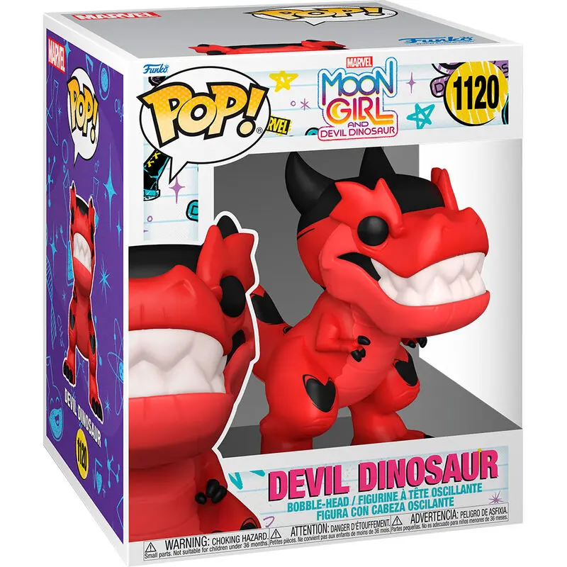 Moon Girl & Devil Dino Super Sized POP! Vinyl Figurka Devil Dino 15 cm termékfotó