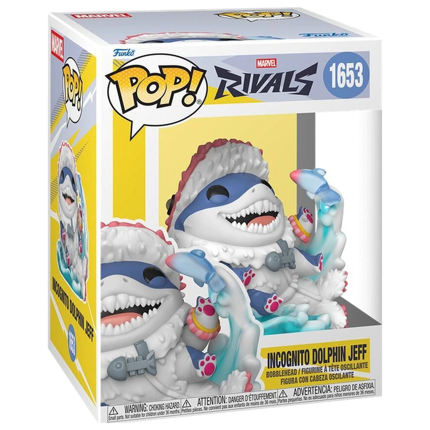 Funko POP figúrka Premium Marvel Rivals Incognito Dolphin Jeff produktová fotografia