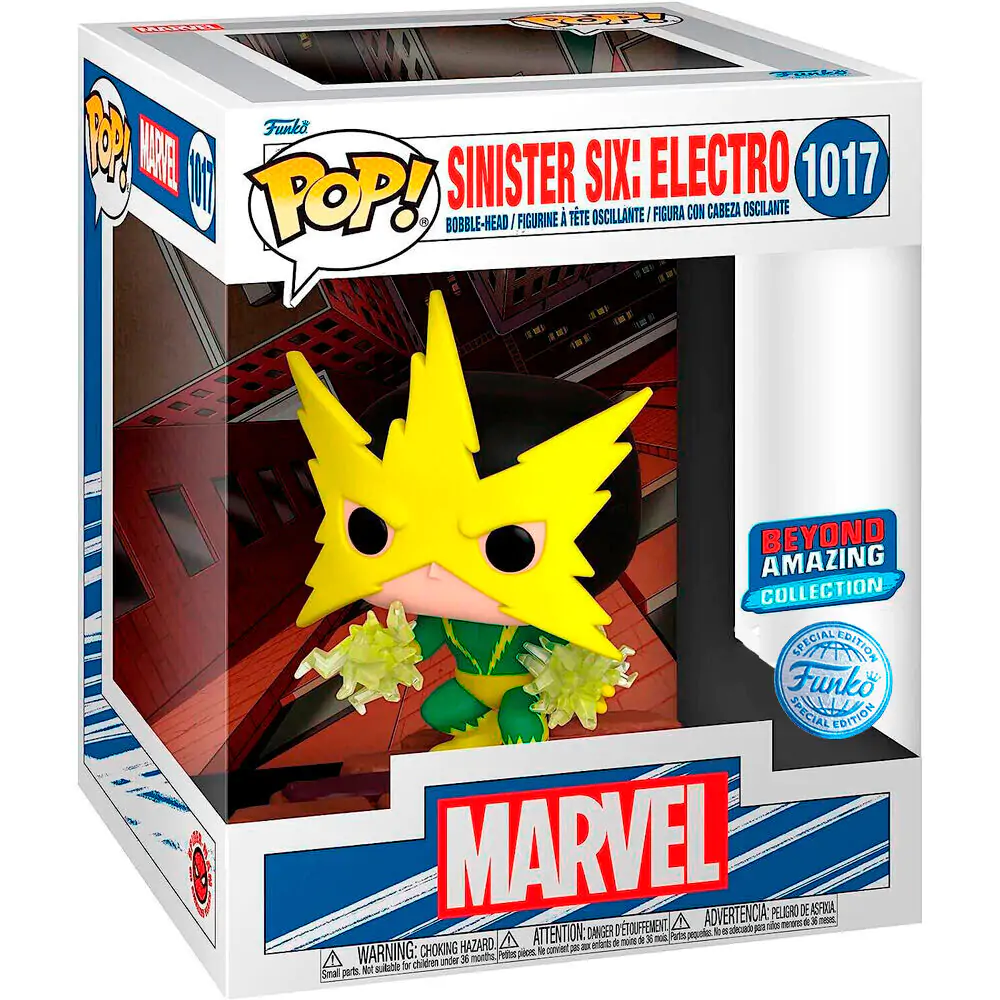 Figúrka POP Marvel Sinister Six Electro Exclusive produktová fotografia