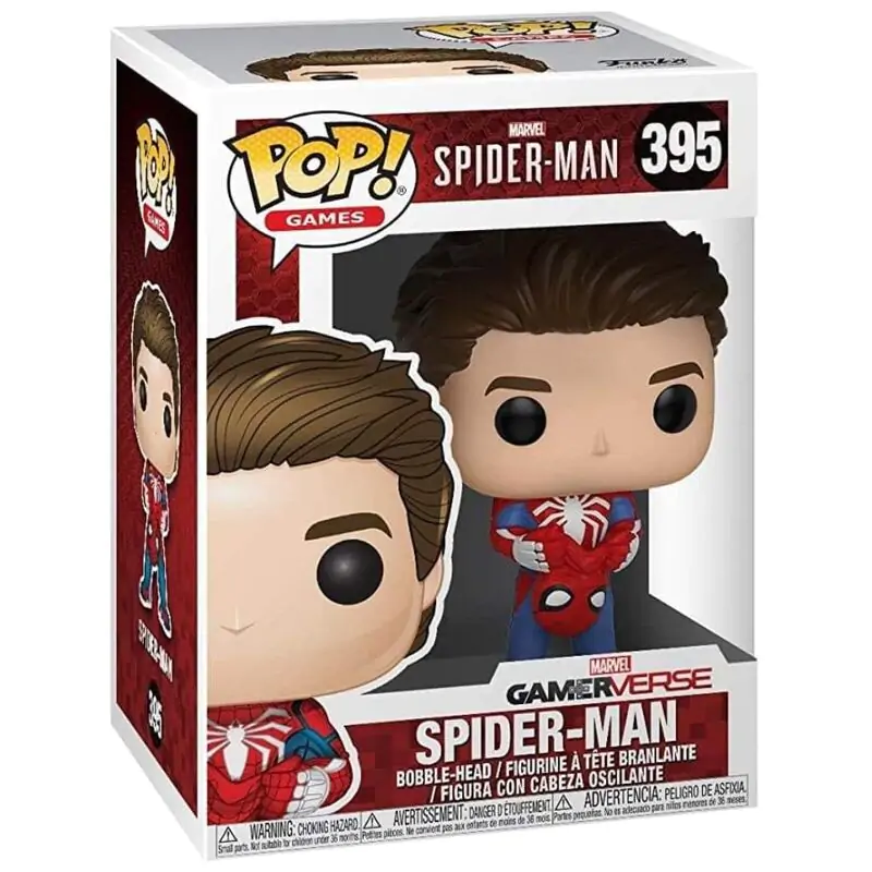 Funko POP figúrka Marvel Spider-Man unmasked Spider-Man produktová fotografia