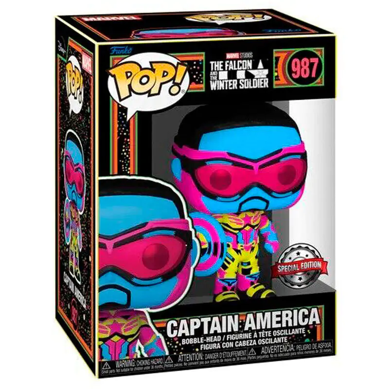 POP figúrka Marvel The Falcon Winter Soldier Captain America exkluzívnene cm termékfotó