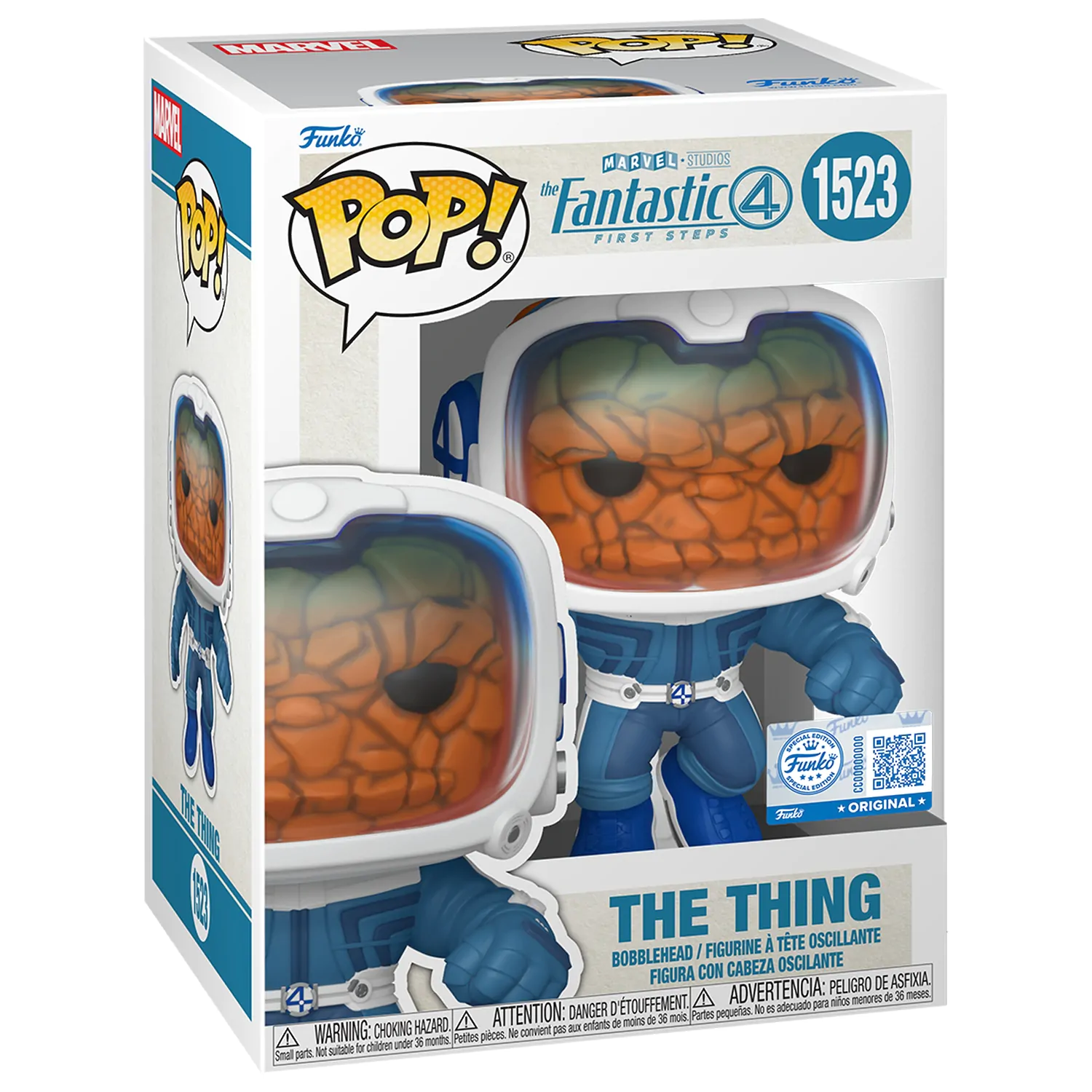 Funko POP figúrka Marvel The Fantastic 4 The Thing produktová fotografia