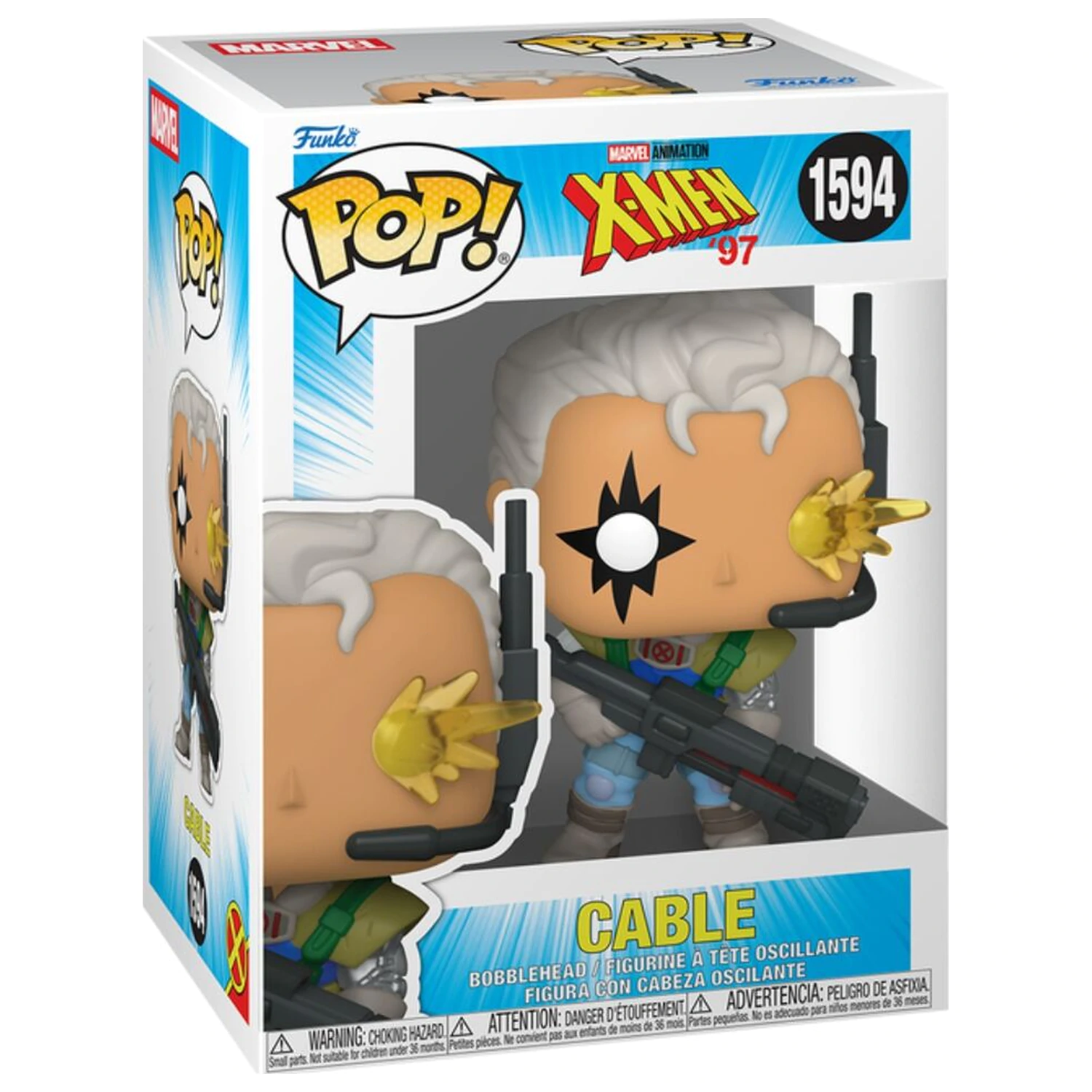 Funko POP figúrka Marvel X-Men '97 Séria 3 Cable X-Corp produktová fotografia
