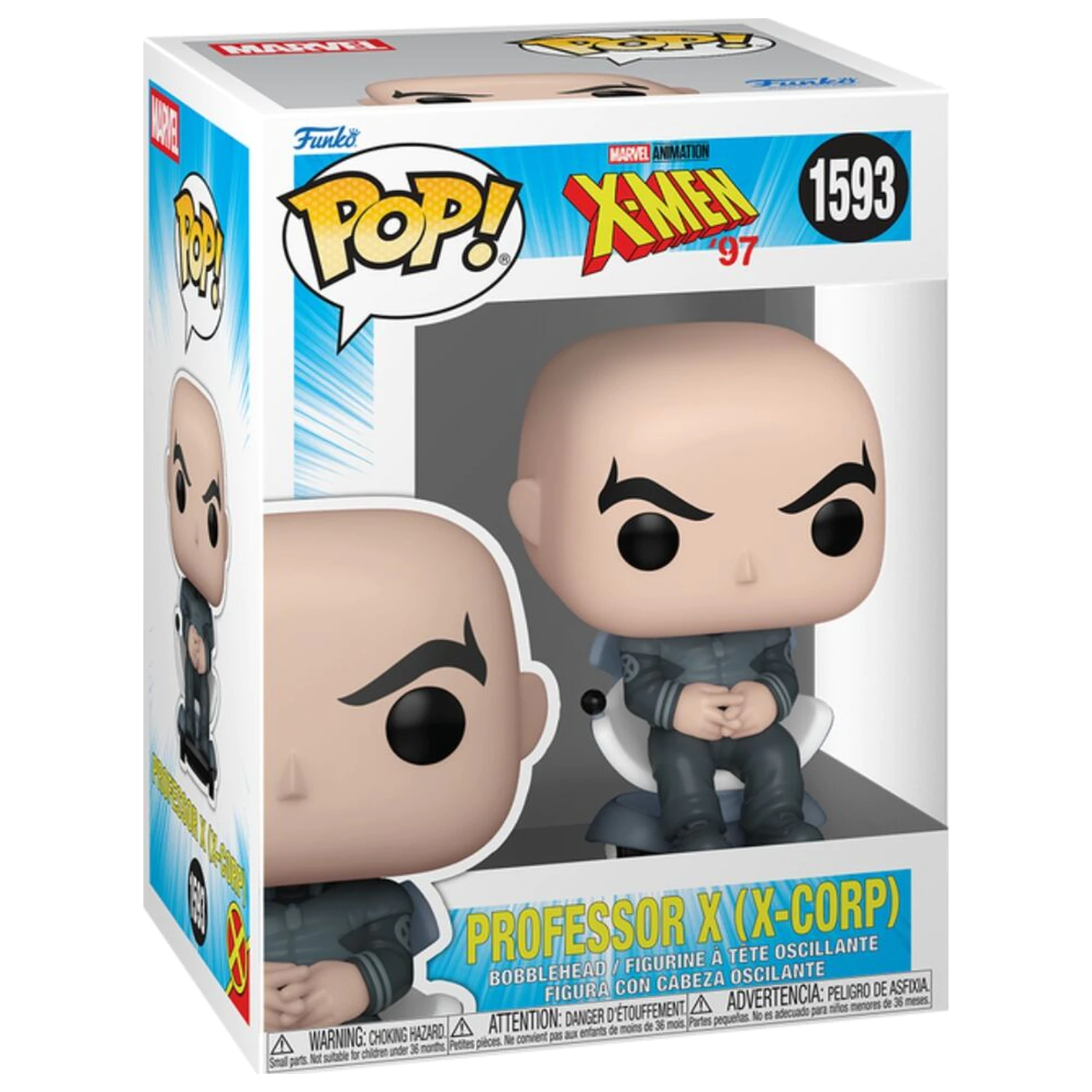 Funko POP figúrka Marvel X-Men '97 Séria 3 Professor Xavier X-Corp produktová fotografia