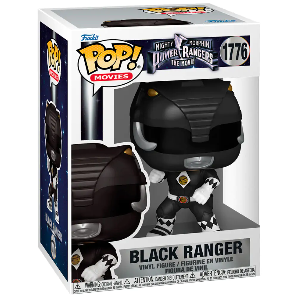 Funko POP figúrka Mighty Morphin Power Rangers Black Ranger produktová fotografia