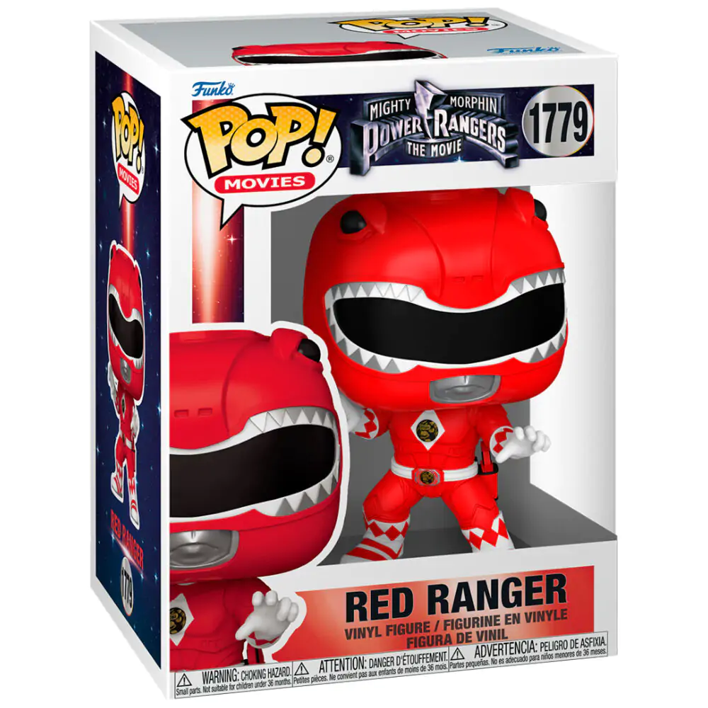 Funko POP figúrka Mighty Morphin Power Rangers Red Ranger produktová fotografia