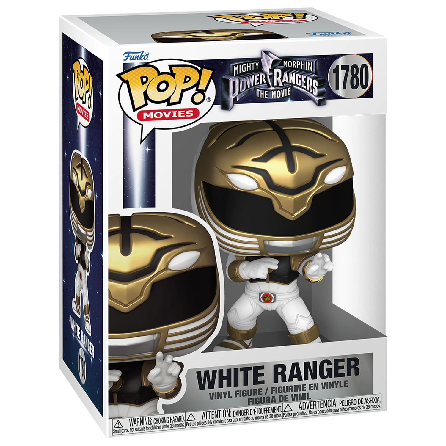 Funko POP figúrka Mighty Morphin Power Rangers White Ranger produktová fotografia