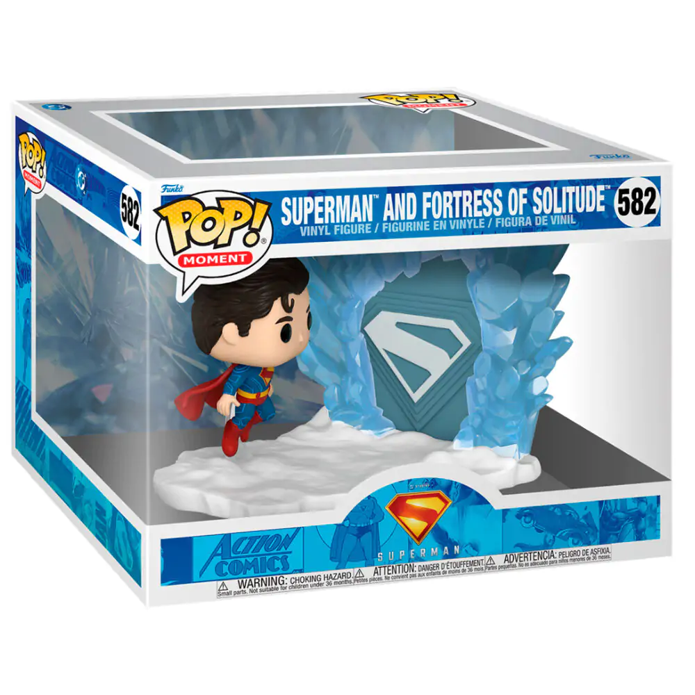 Funko POP figúrka Moment DC Comics Superman - Superman and Fortress of Solitude produktová fotografia