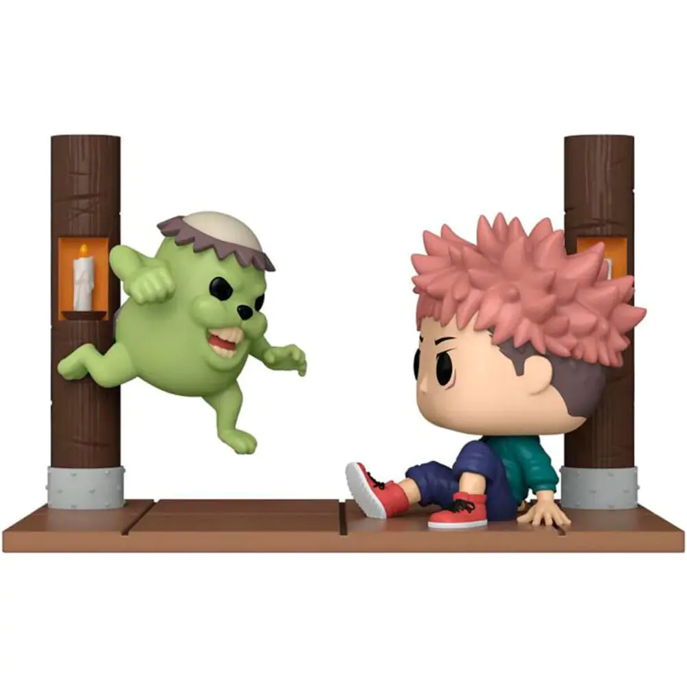 Funko POP figúrka Moment Jujutsu Kaisen Yuji Itadori with Cursed Doll Exclusive produktová fotografia