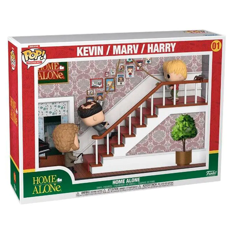 Funko POP figúrka Moments Deluxe Home Alone Staircase produktová fotografia