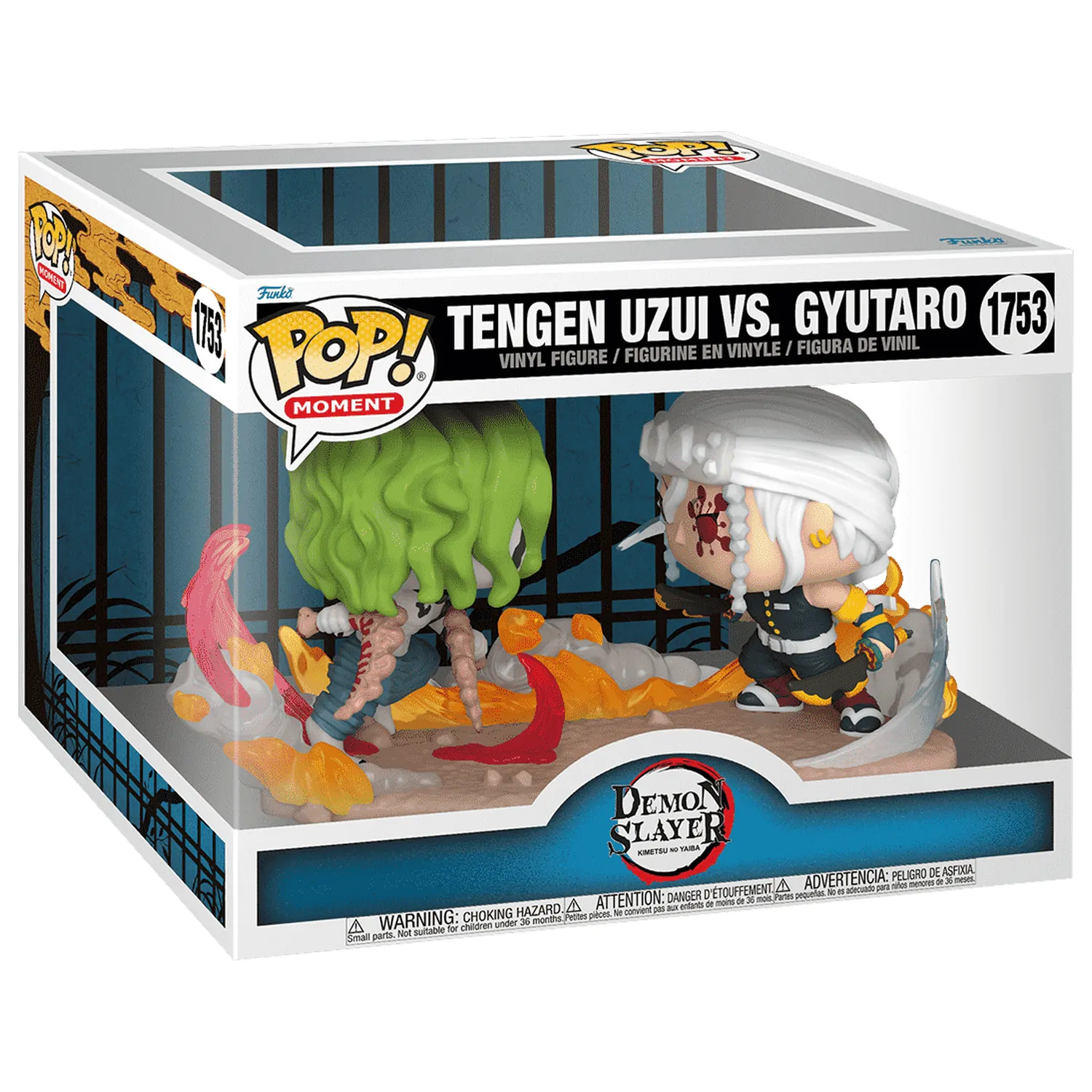 Funko POP figúrka Moments Demon Slayer Kimetsu no Yaiba Tengen VS Gyutaro produktová fotografia