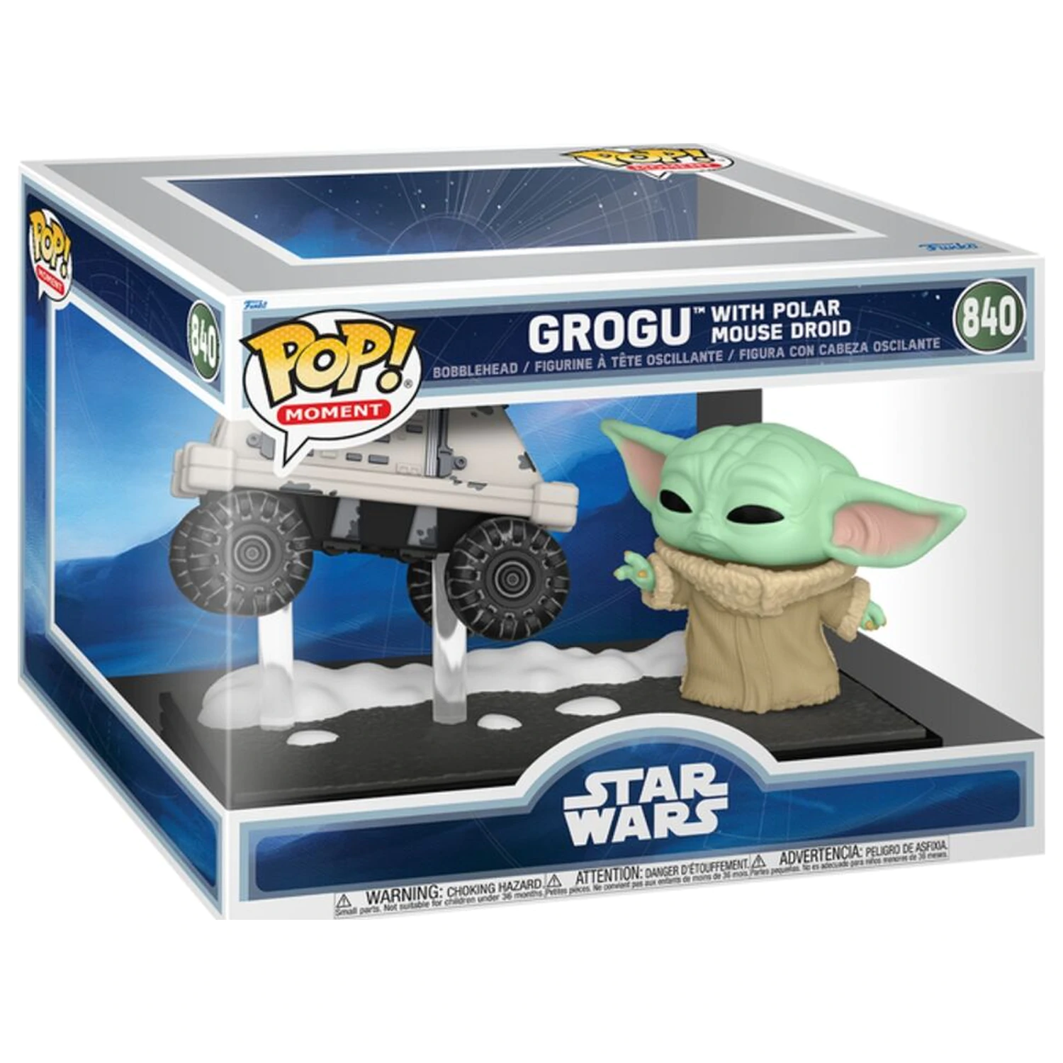 Funko POP figúrka Moments Star Wars: The Mandalorian & Grogu - Grogu s Polar Mouse Droidom produktová fotografia