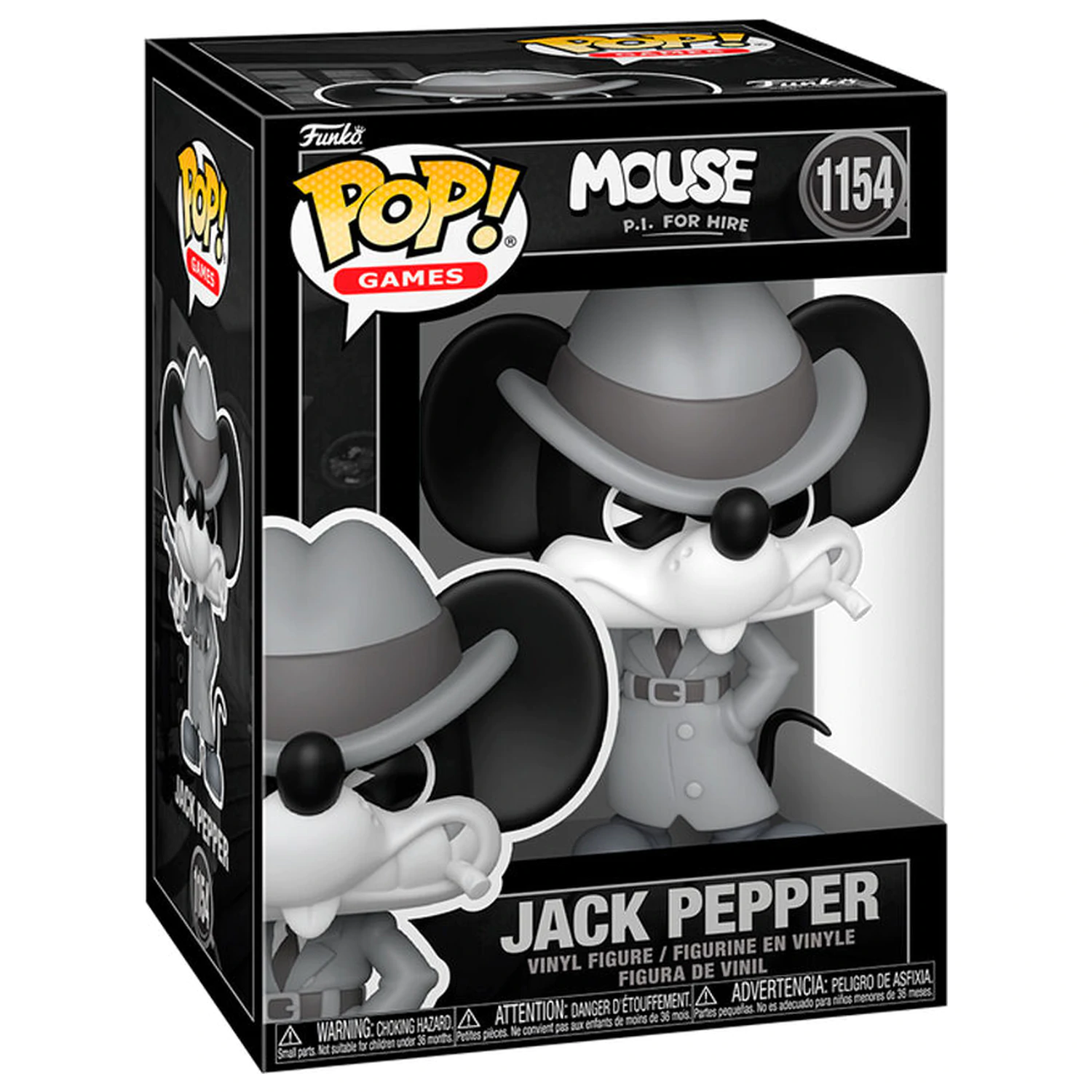 Funko POP figúrka Mouse P.I. For Hire Jack Pepper produktová fotografia