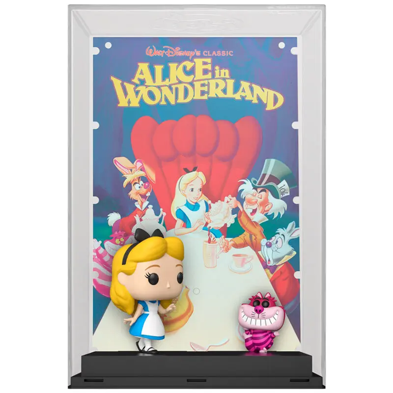 Disney's 100th Anniversary POP! Movie Poster & figúrka Alice in Wonderland 9 cm termékfotó