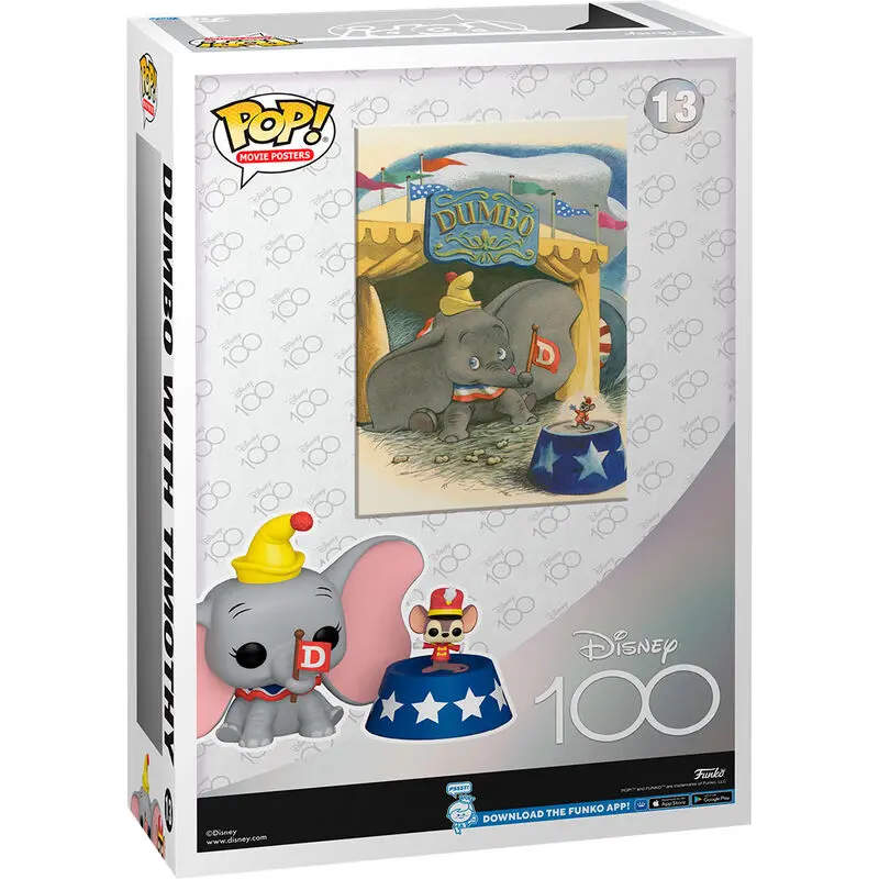 Disney's 100th Anniversary POP! Movie Poster & Figúrka Dumbo 9 cm termékfotó