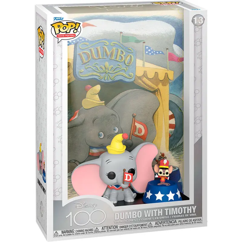 Disney's 100th Anniversary POP! Movie Poster & Figúrka Dumbo 9 cm termékfotó