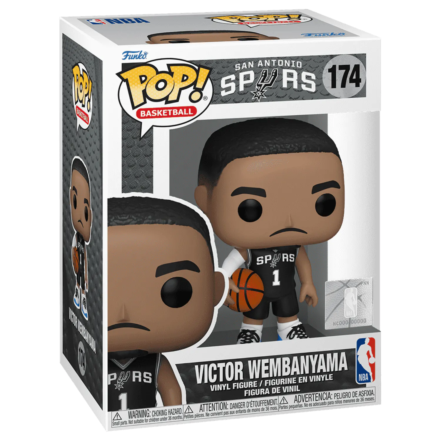 Funko POP figúrka NBA San Antonio Spyas Victor Wembanyama produktová fotografia