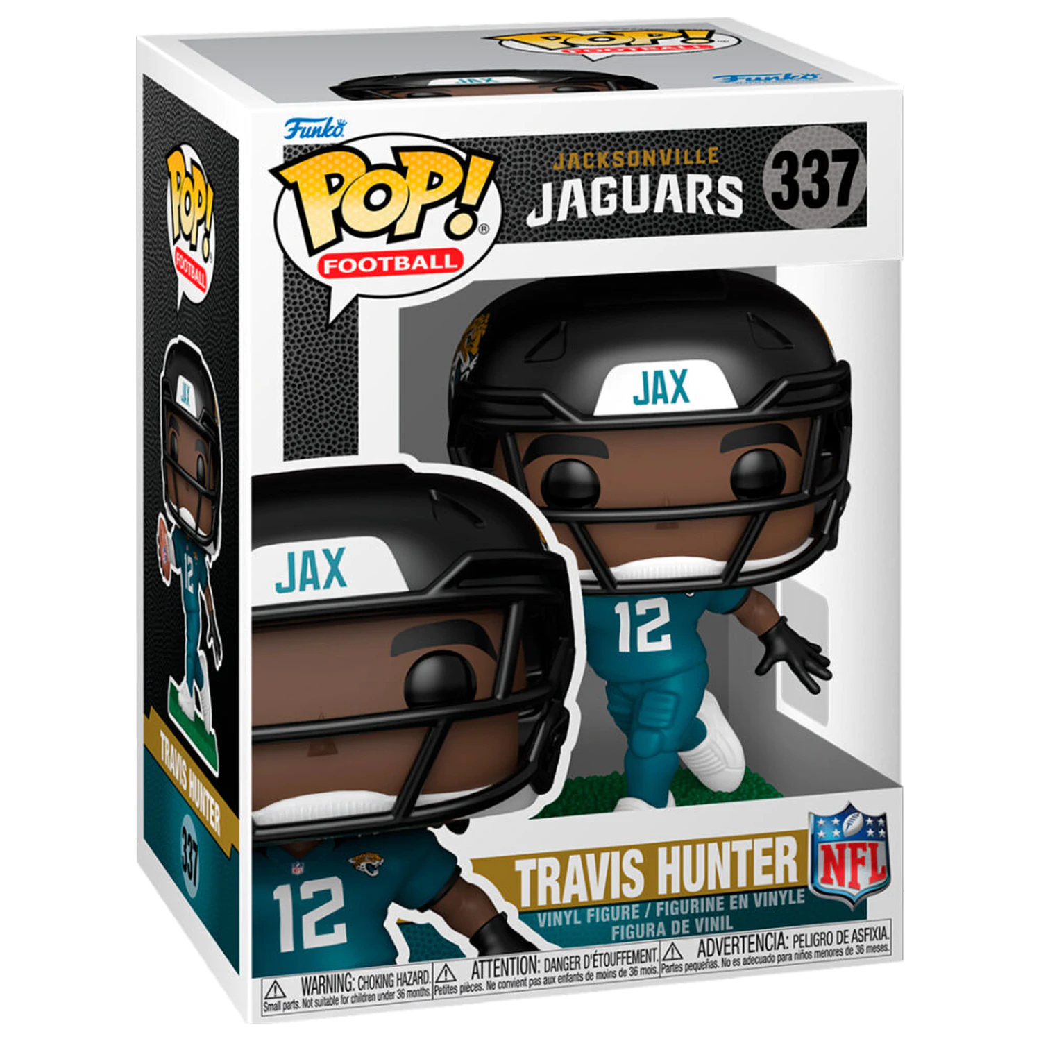Funko POP figúrka NFL Jacksonville Jaguars Travis Hunter produktová fotografia