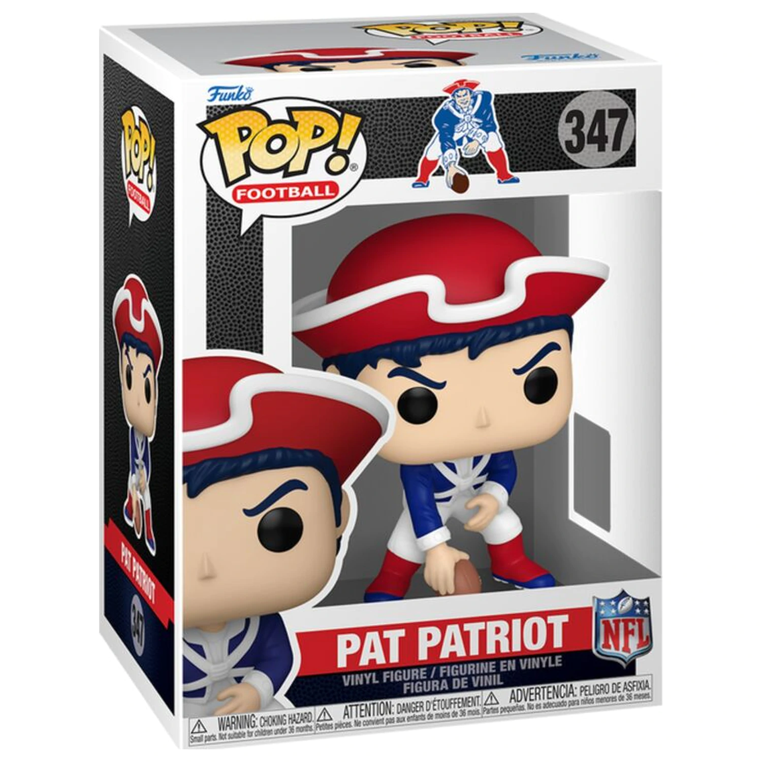 Funko POP figúrka NFL Pat Patriot produktová fotografia
