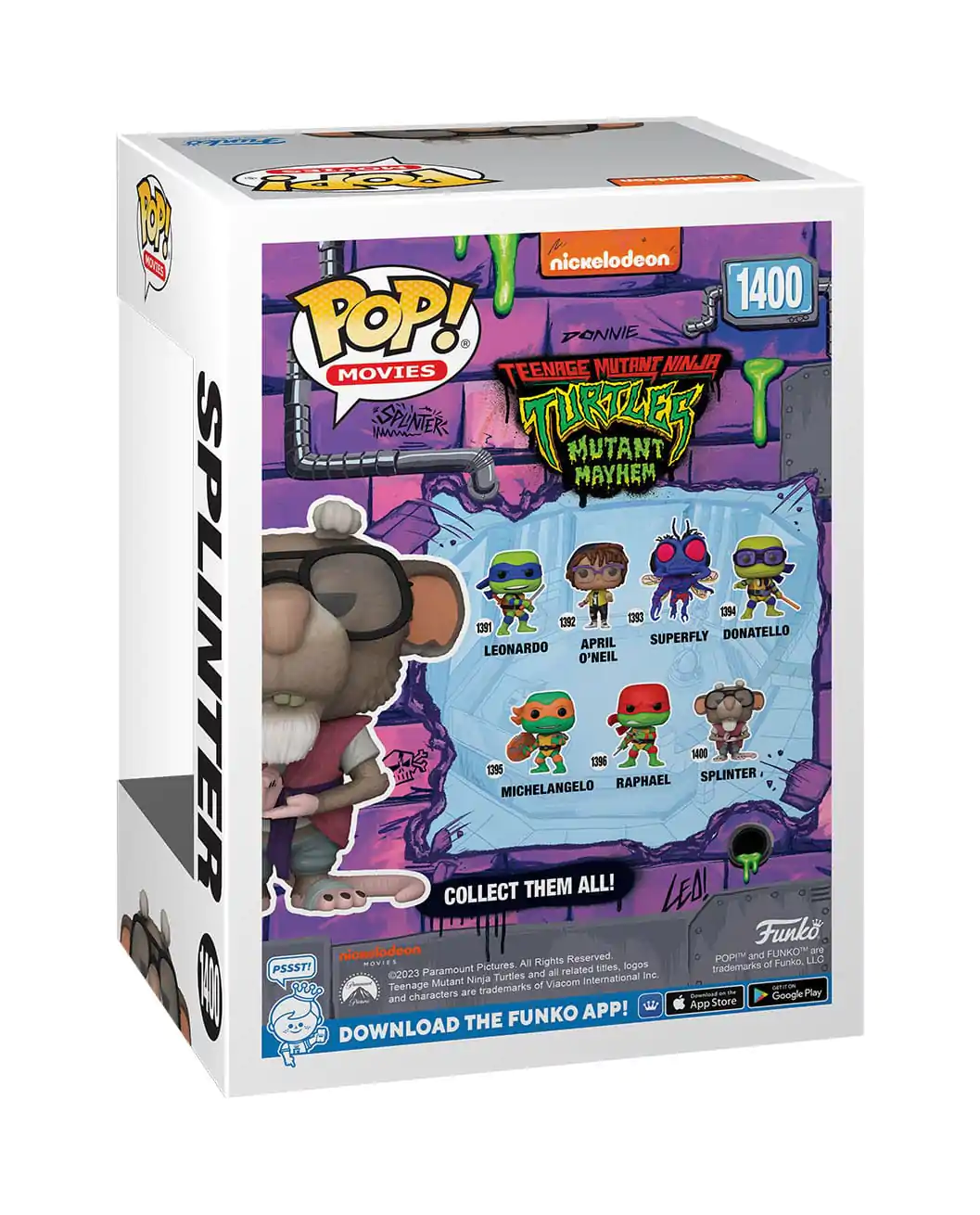POP figúrka Ninja Turtles Splinter produktová fotografia