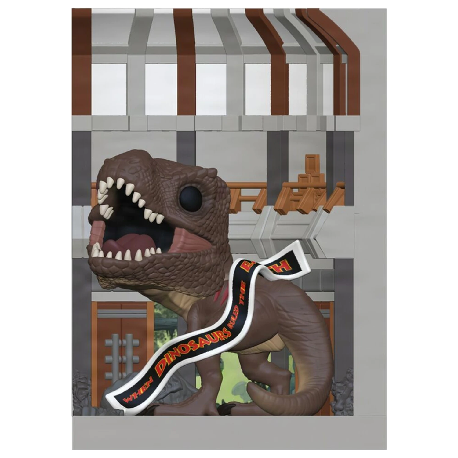 Funko POP figúrka Nooks Jurassic Park T. Rex v Visitor Center produktová fotografia