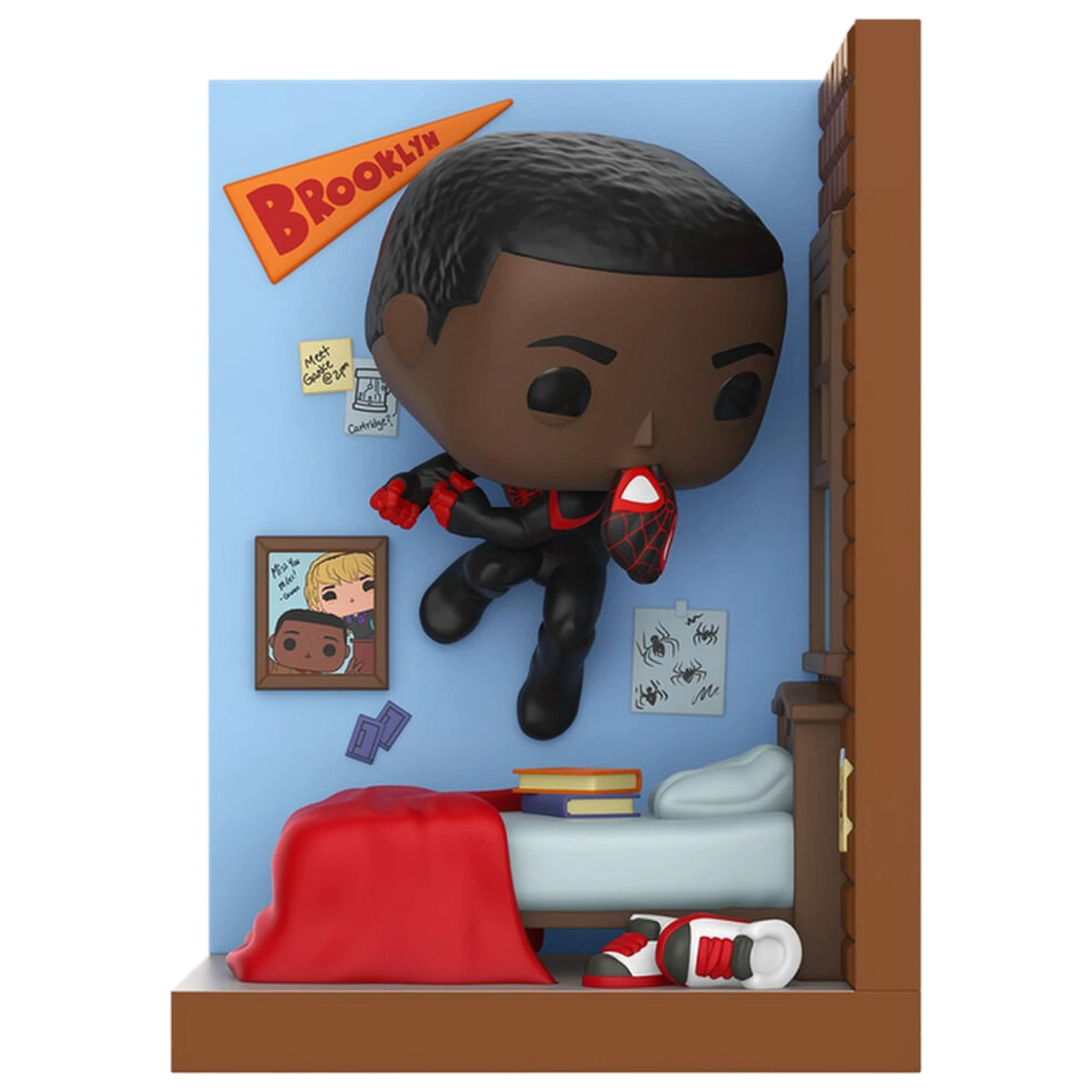 Funko POP figúrka Nooks Marvel Miles Morales in Bedroom produktová fotografia