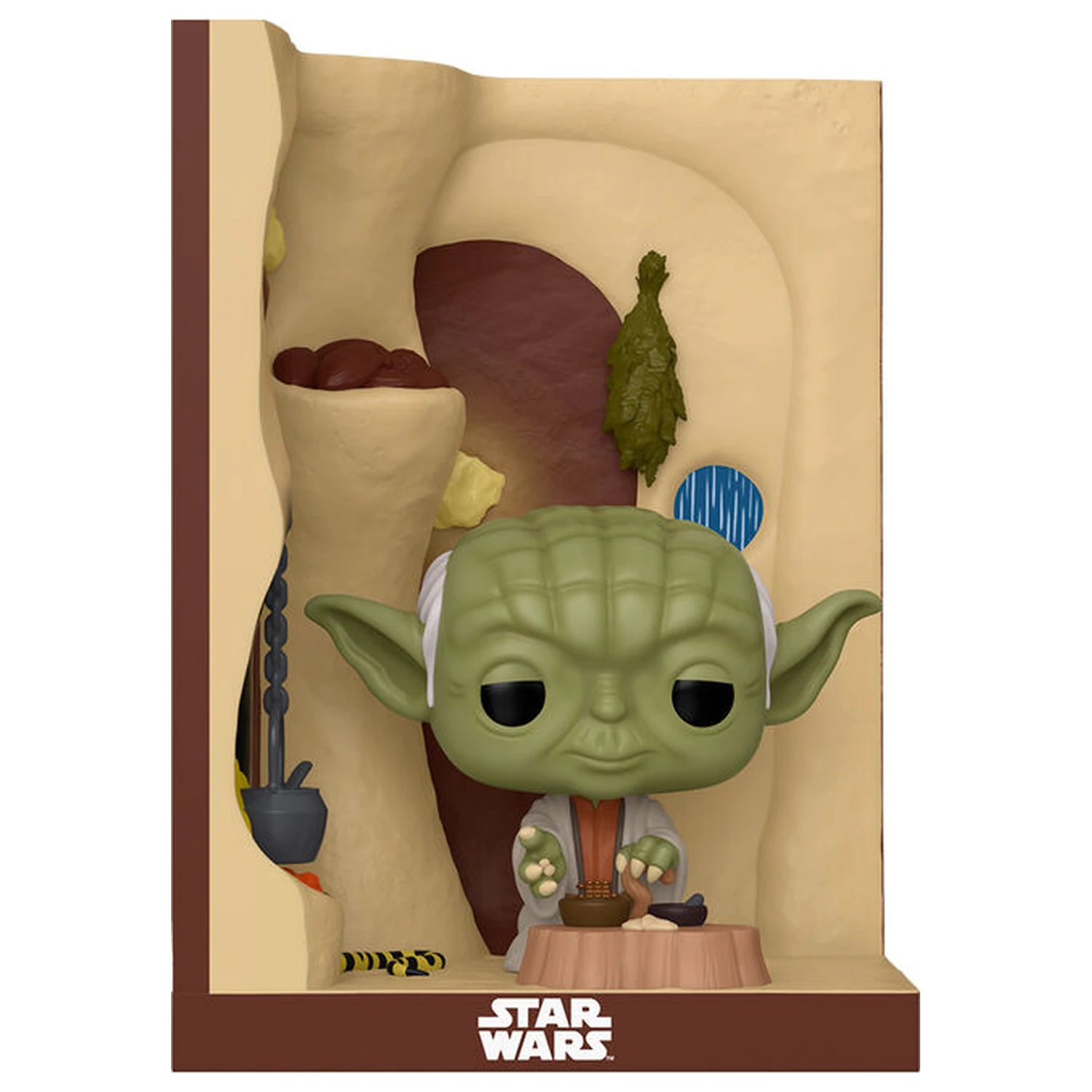 Funko POP figúrka Nooks Star Wars Yoda in His Hut produktová fotografia