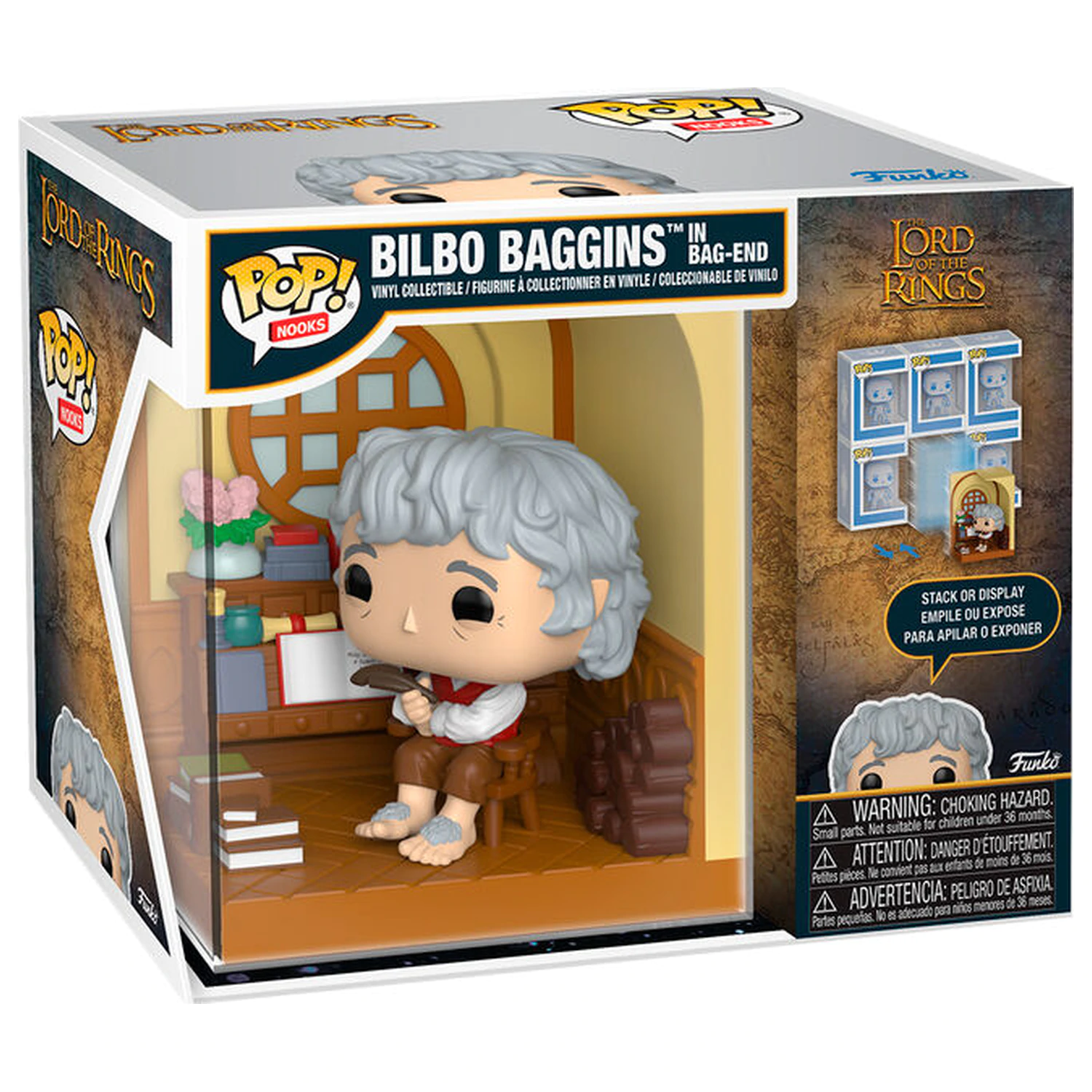 Funko POP figúrka Nooks The Lord Of The Rings Bilbo Baggins v Bag-End produktová fotografia