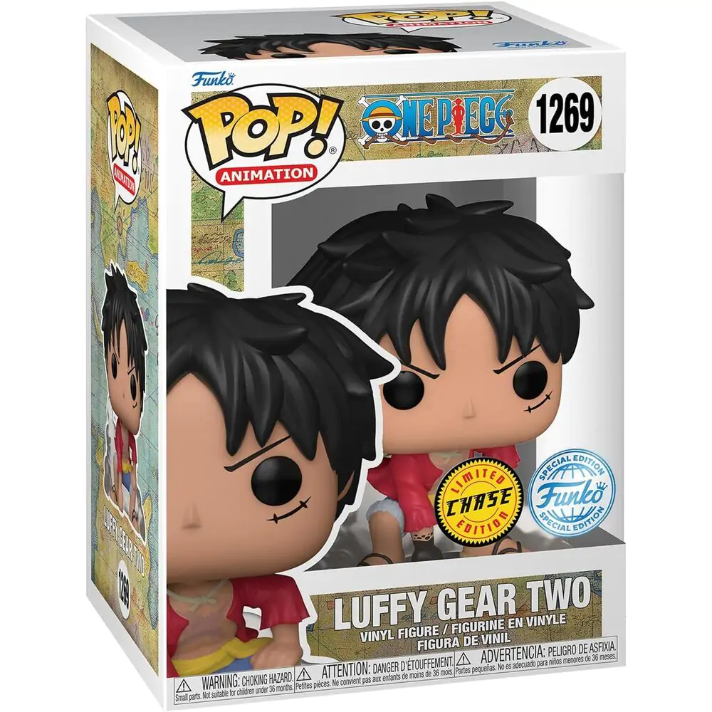 Funko POP figúrka One Piece Luffy Gear Two Exkluzívna Chase produktová fotografia