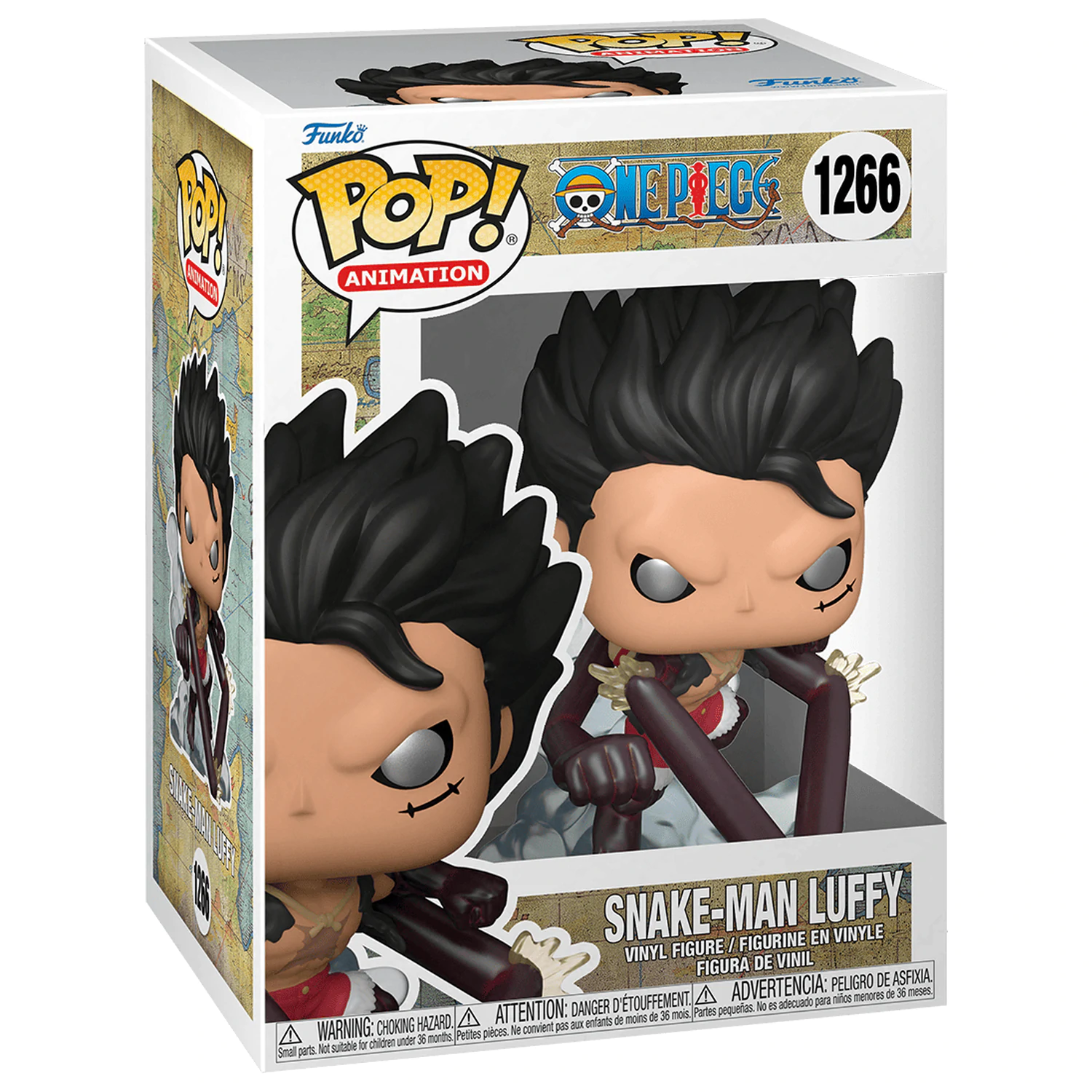 One Piece POP! Television Vinylová figúrka Snake-Man Luffy 9 cm produktová fotografia