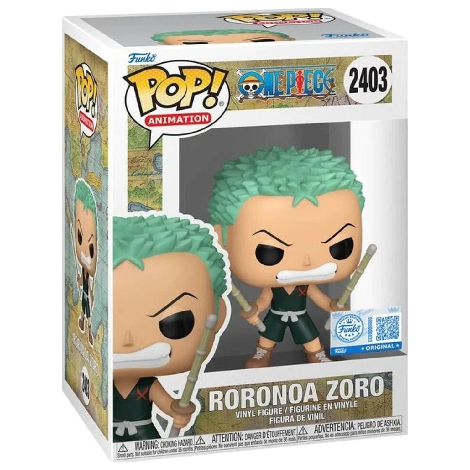 Funko POP figúrka One Piece Zoro Exclusive produktová fotografia