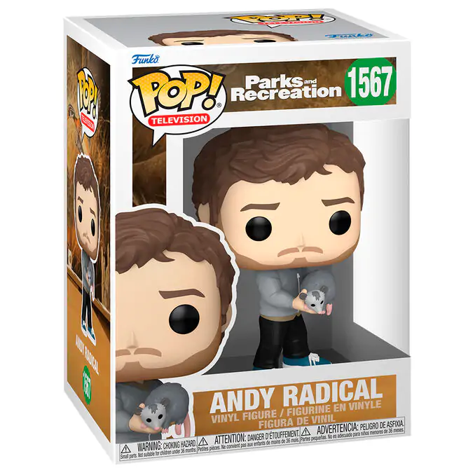 Funko POP figúrka Parks and Recreation Andy Radical termékfotó