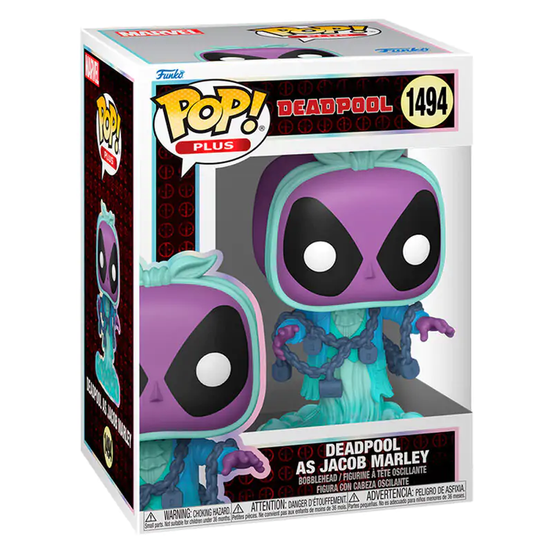 Funko POP figúrka Plus Marvel Deadpool - Deadpool ako Jacob Marley produktová fotografia