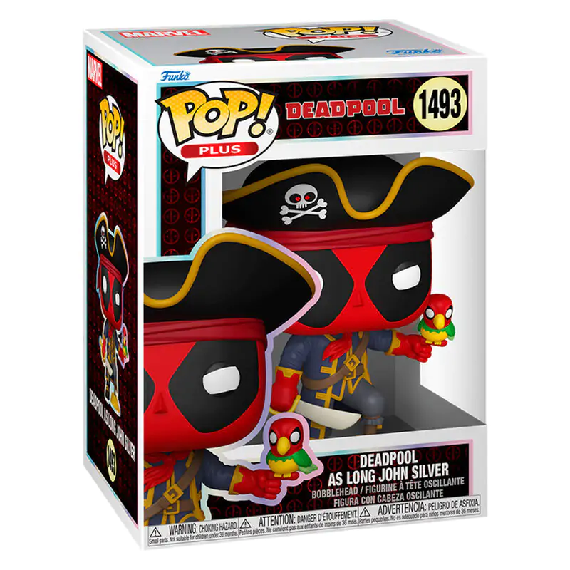 Funko POP figúrka Plus Marvel Deadpool - Deadpool ako Long John Silver produktová fotografia
