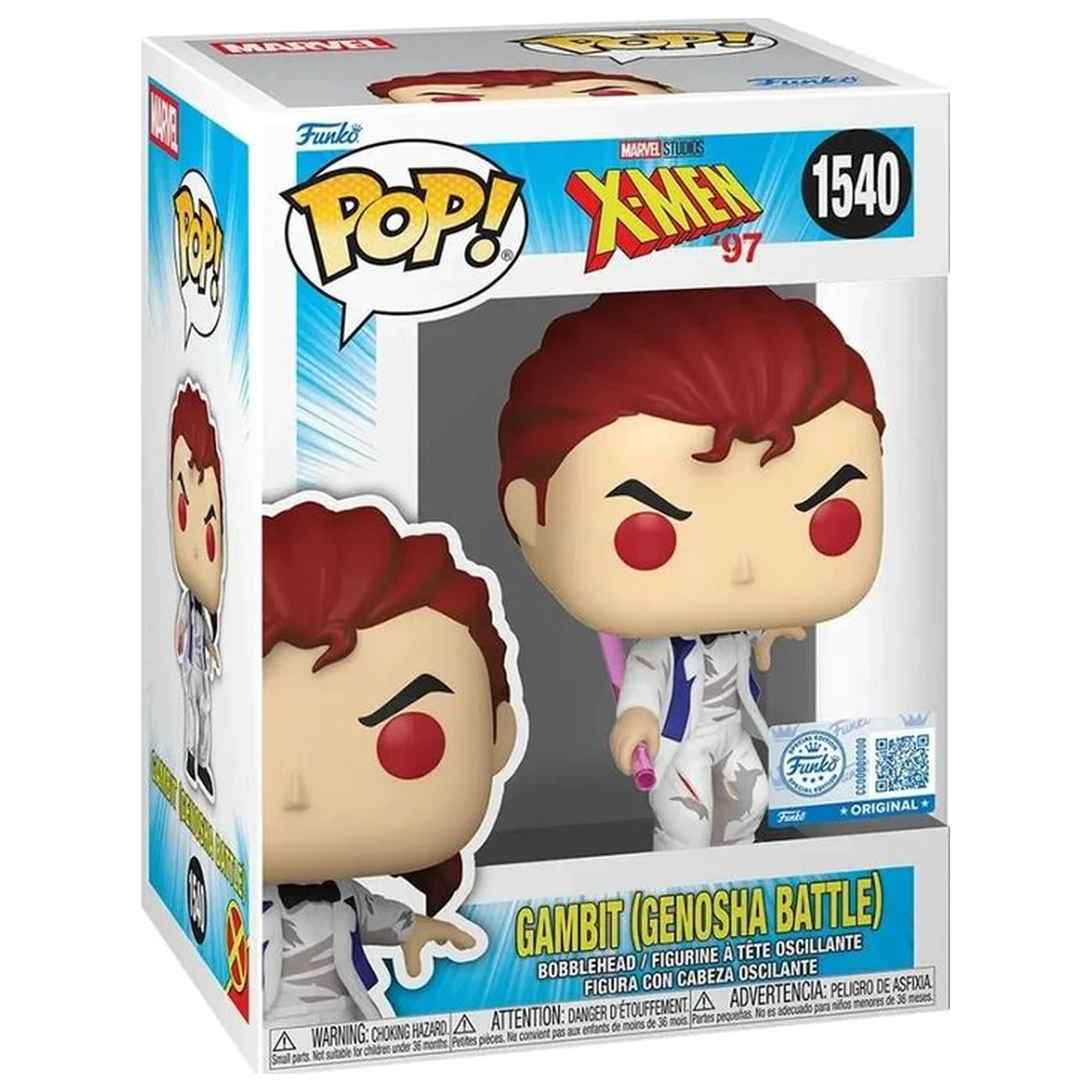 Funko POP figúrka X-Men '97 - Gambit (Genosha Battle) produktová fotografia