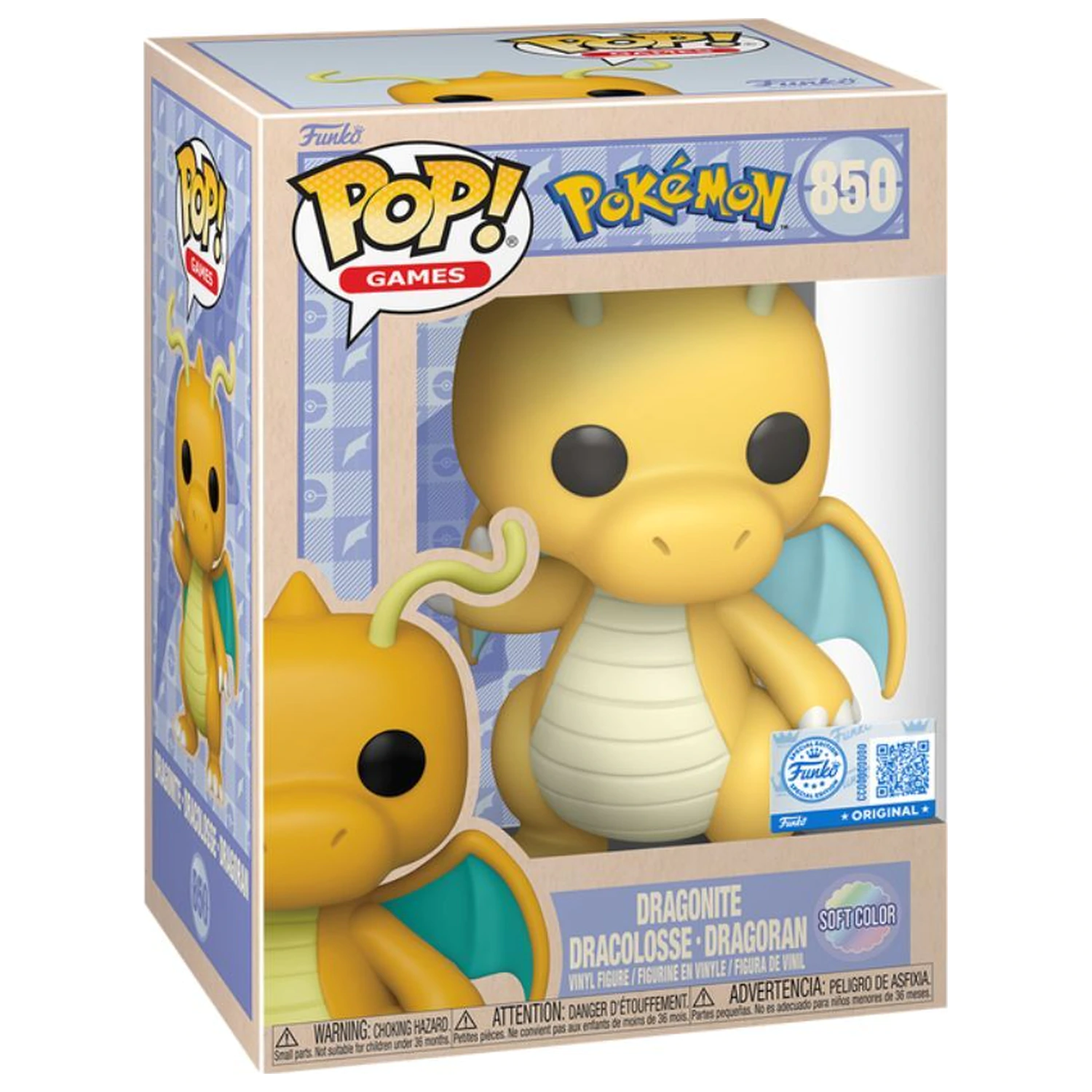 Funko POP figúrka Pokemon Dragonite Exclusive produktová fotografia