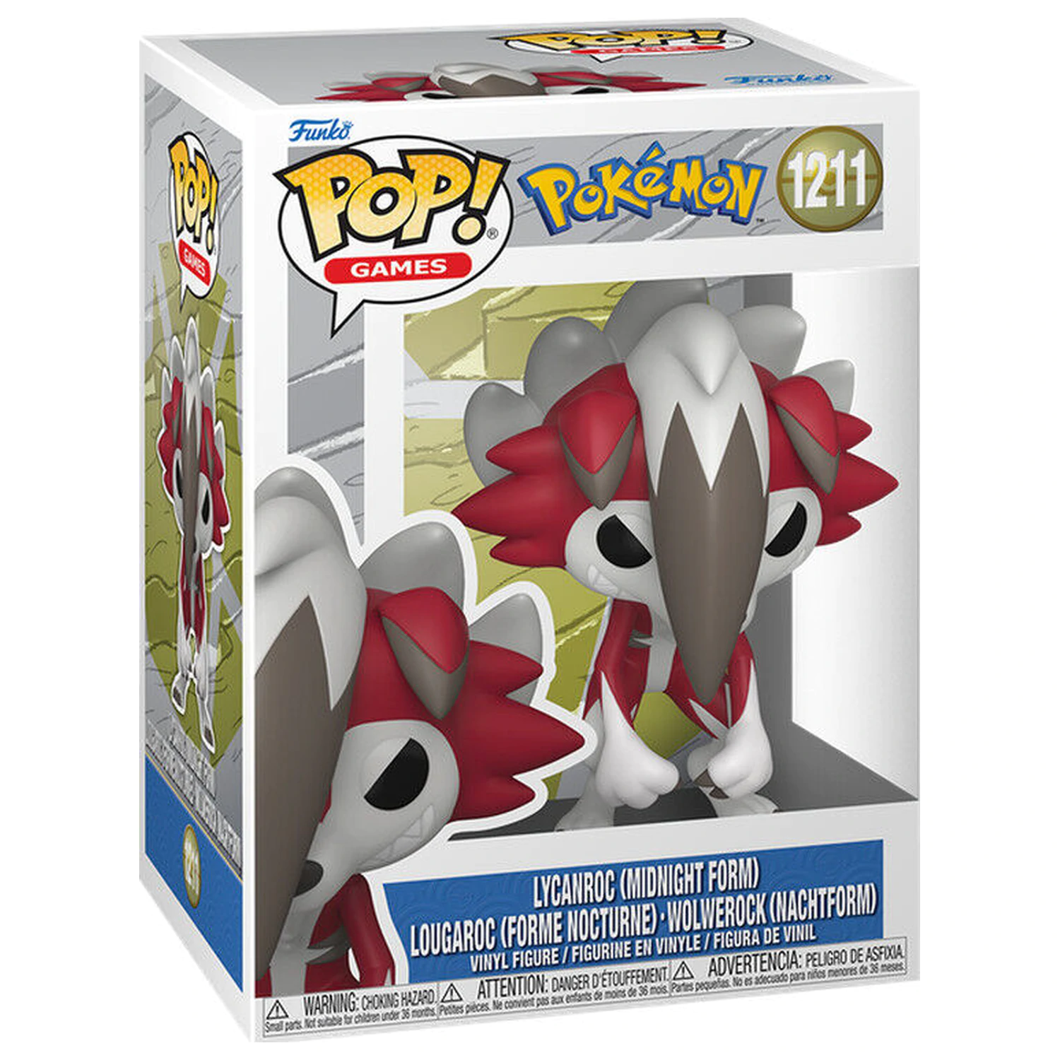 Funko POP figúrka Pokemon Lycanroc Midnight Form produktová fotografia
