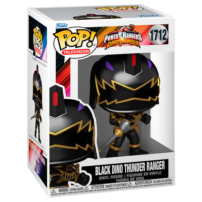 Funko POP figúrka Power Rangers Dino Thunder - Black Dino Thunder Ranger produktová fotografia