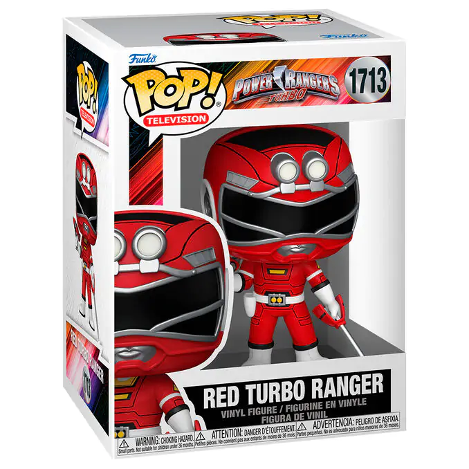 Funko POP figúrka Rangers Turbo - Red Turbo Ranger produktová fotografia