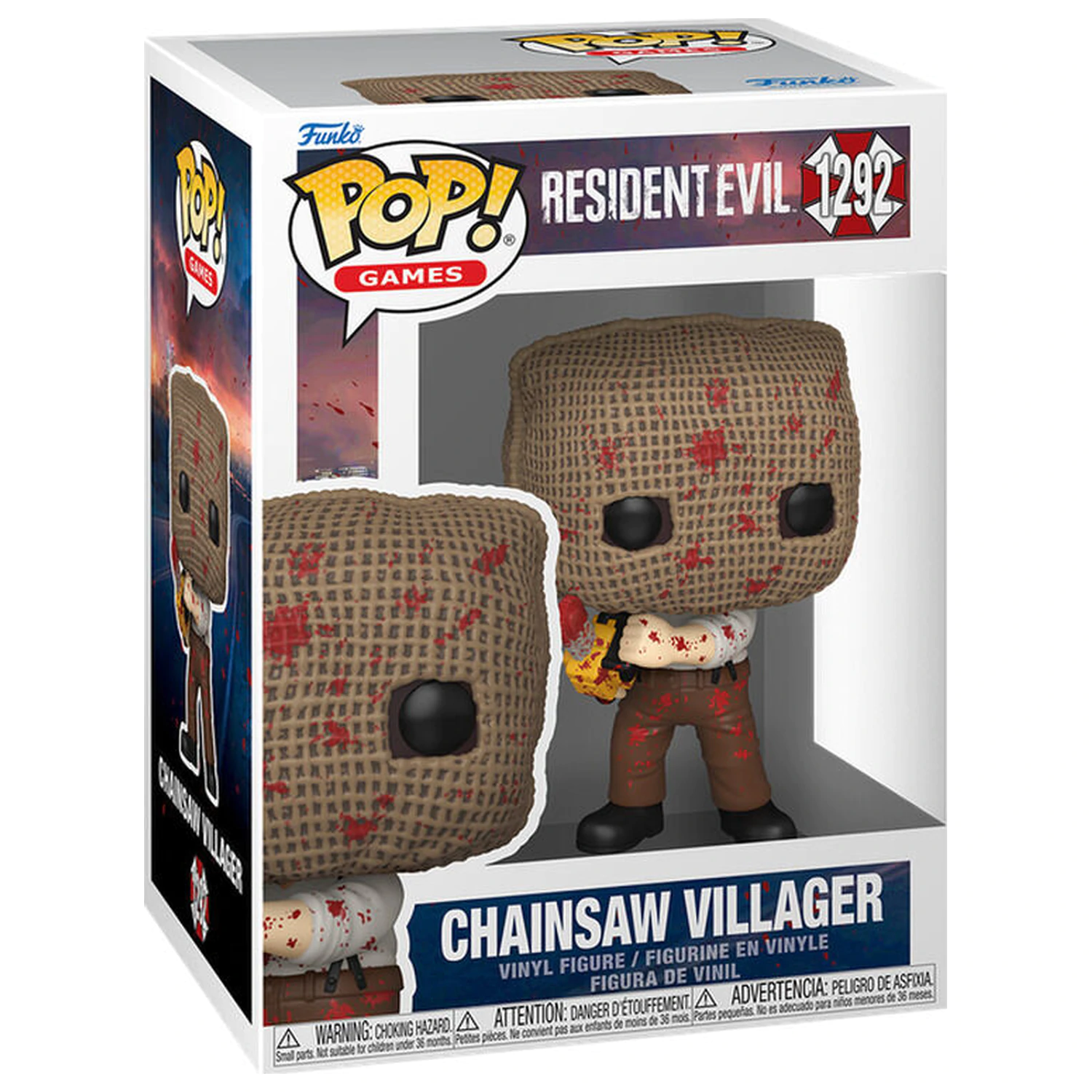 Funko POP figúrka Resident Evil Chainsaw Villager produktová fotografia