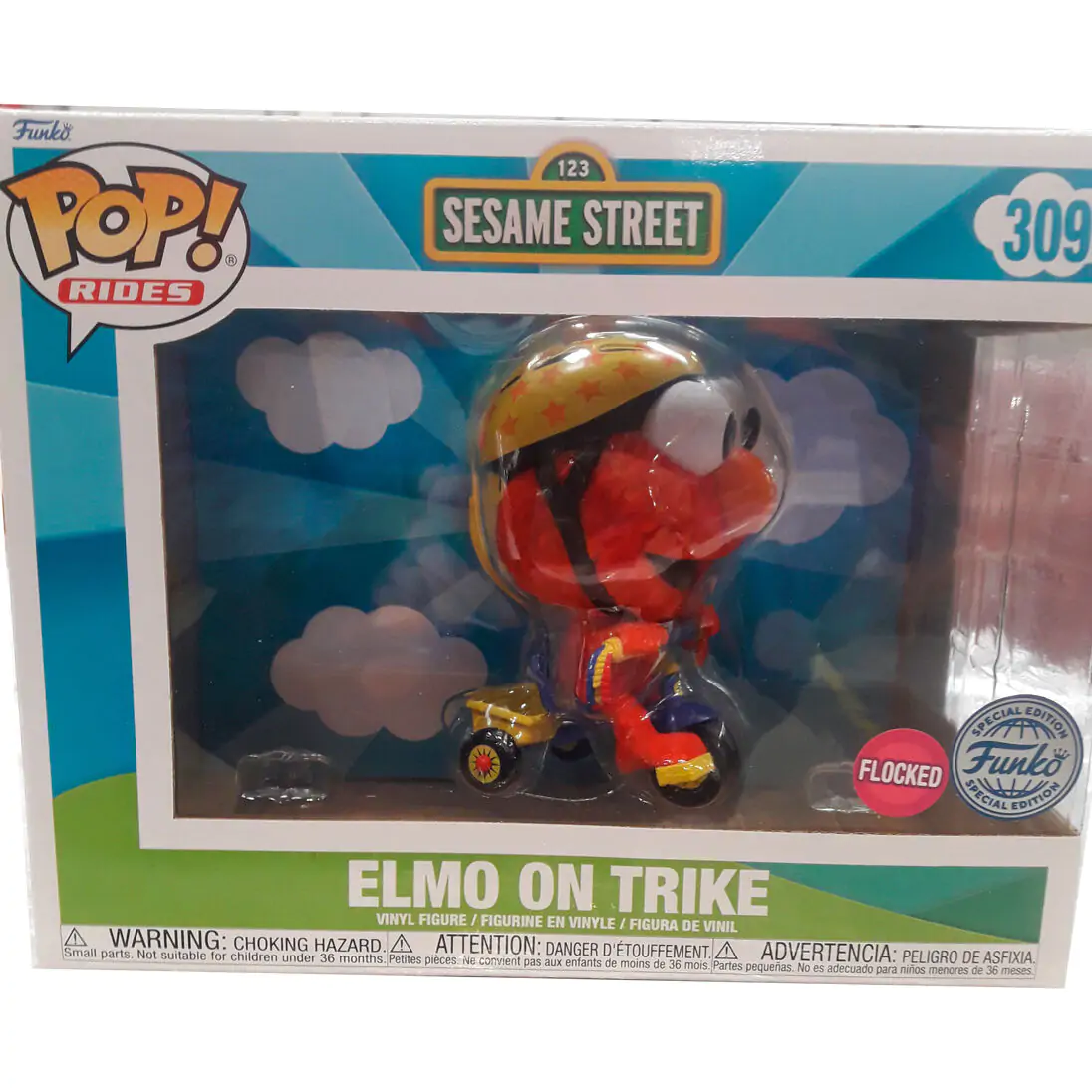 POP figúrka Rider Sesame Street Elmo on Trike Exclusive termékfotó