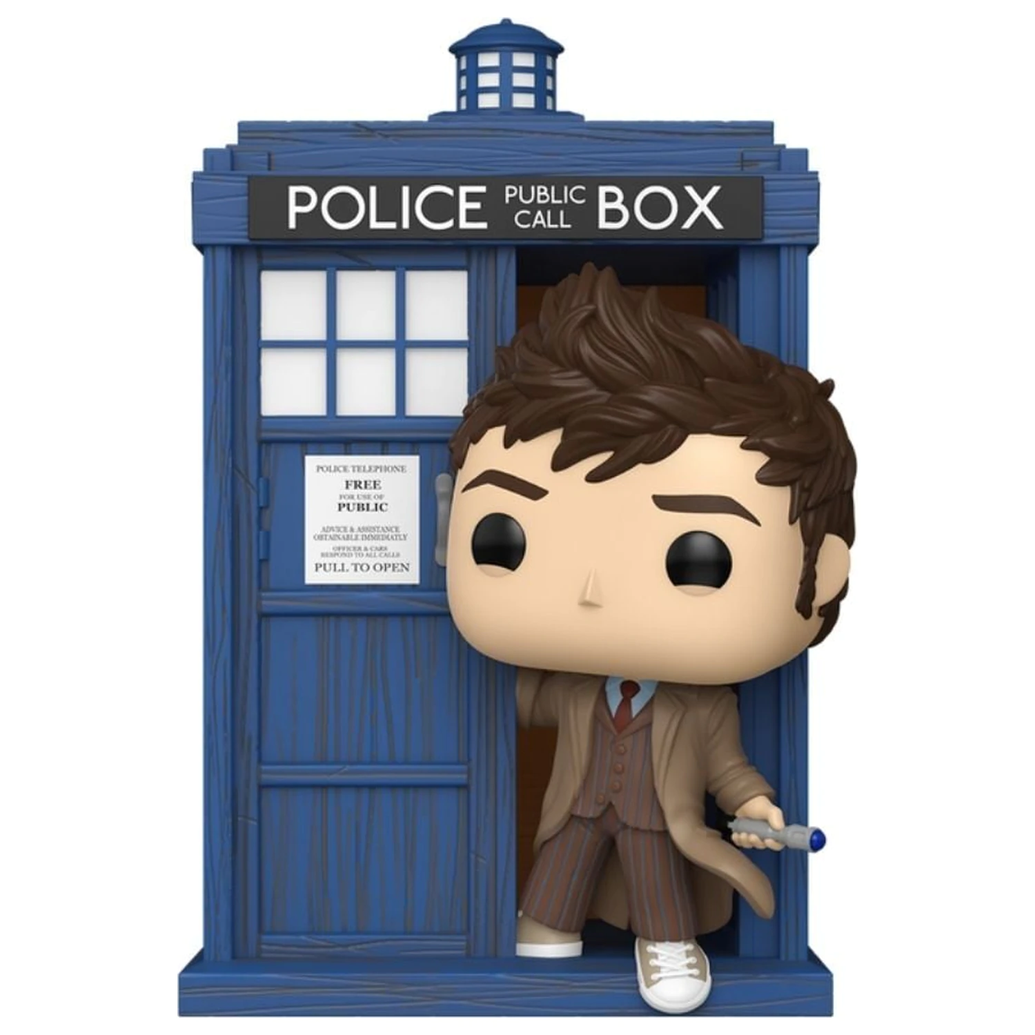 Funko POP figúrka Rides Deluxe Doctor Who Tardis s Desiatym Doktorom produktová fotografia