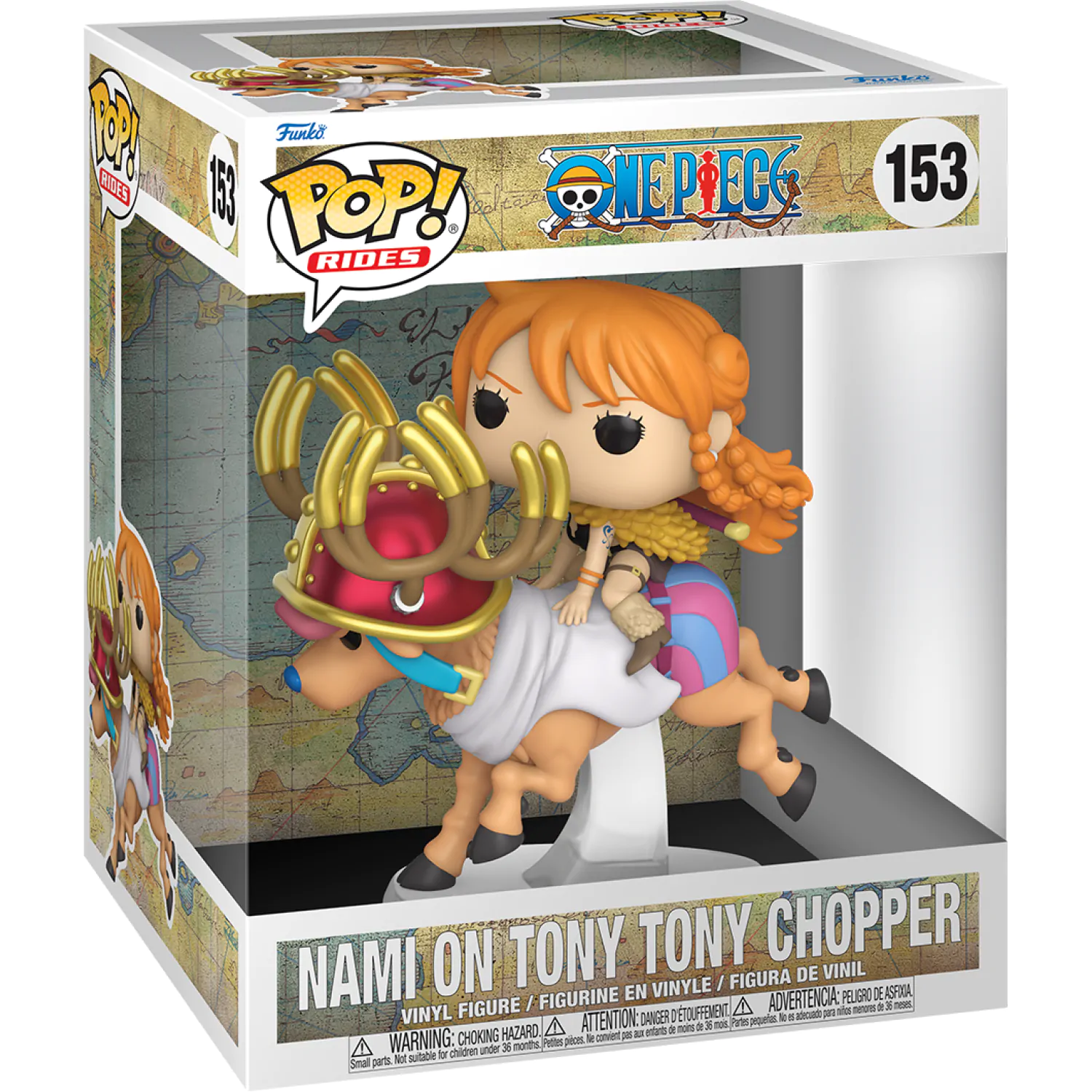 Funko POP figúrka Rides Deluxe One Piece Nami na Tony Tony Chopper produktová fotografia
