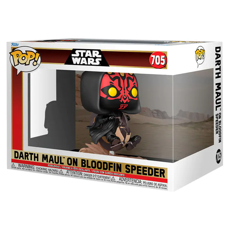 Funko POP figure Rides Deluxe Star Wars Darth Maul On Bloodfin Speeder termékfotó