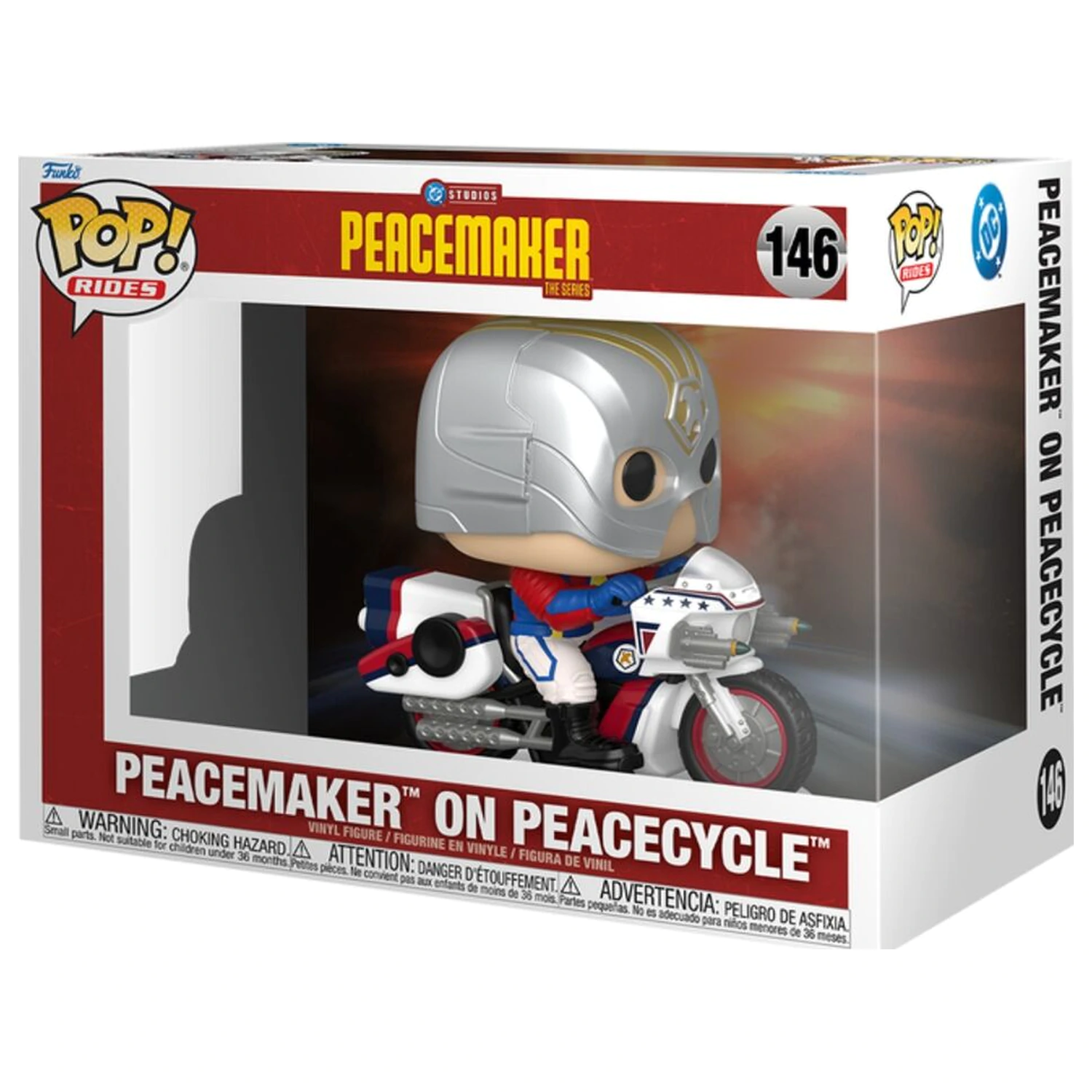 Funko POP figúrka Rides Peacemaker - Peacemaker na Peacecycle produktová fotografia